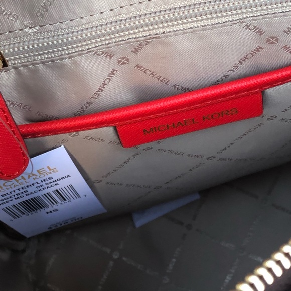 Michael Kors medium butterflies Abbey Backpack - Picture 4 of 7